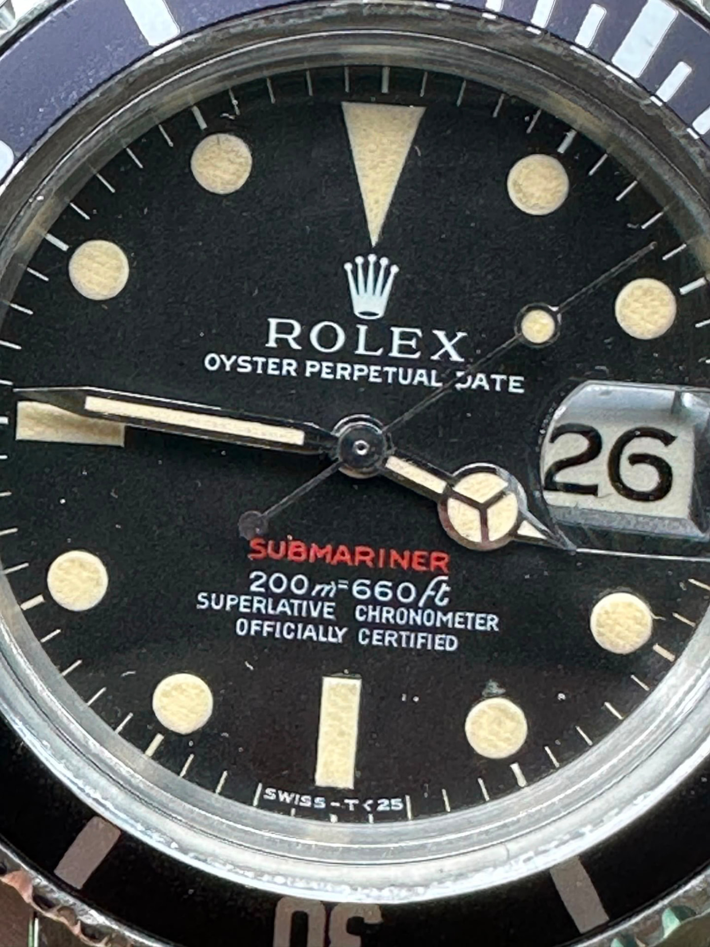 Rolex Submariner « Red » 1680 Mk1 « Meters First »