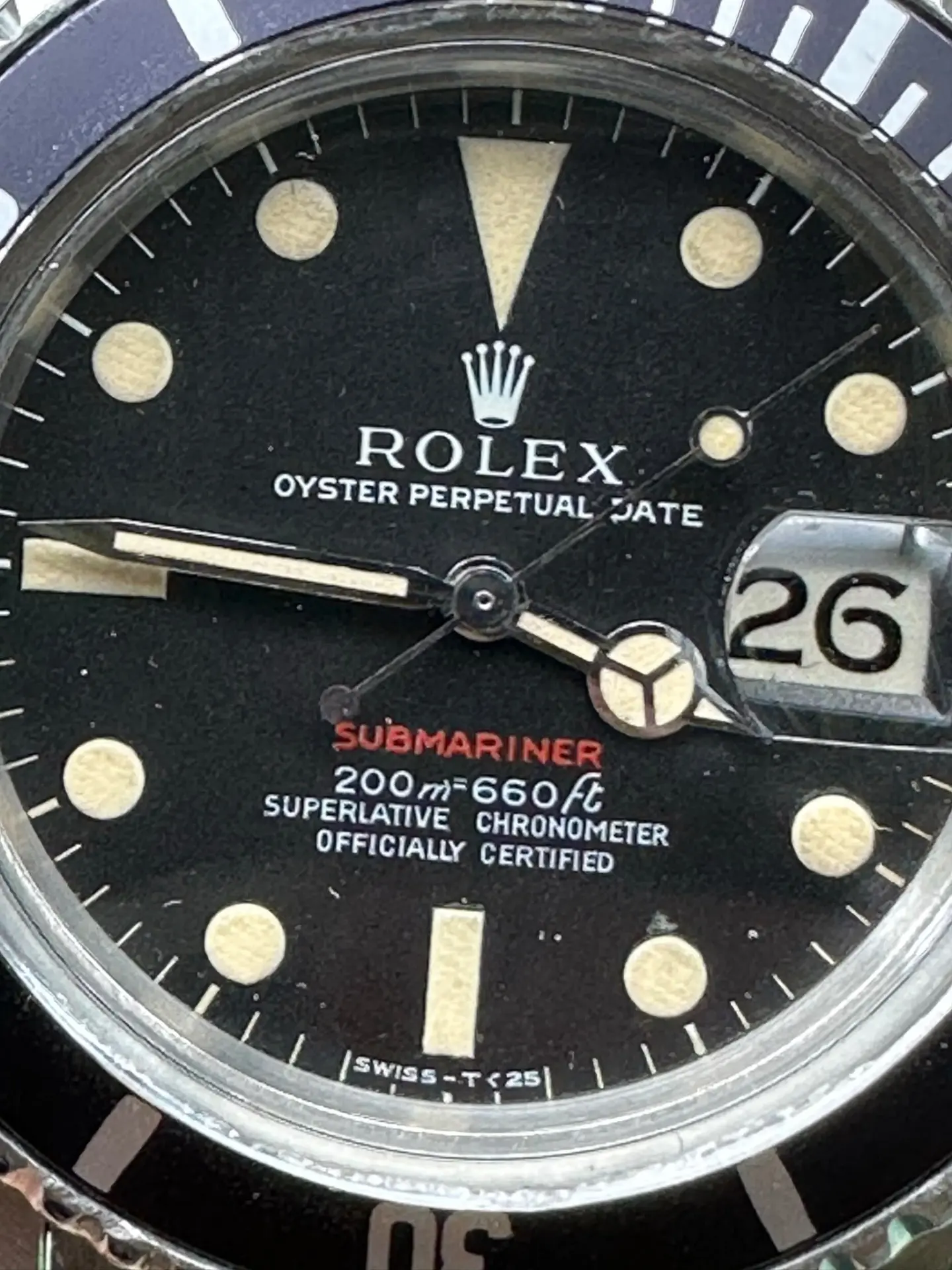 Rolex Submariner « Red » 1680 Mk1 « Meters First »